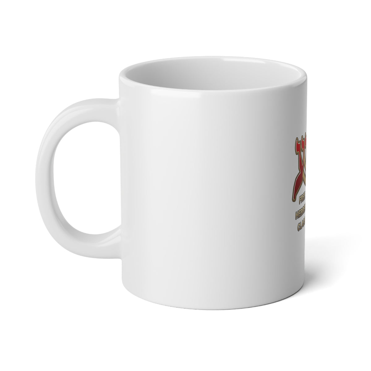 Free Hebrew Glass Jumbo Mug - 20oz Coffee Cup for Gift Giving & Celebrations